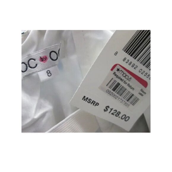 Oleg Cassini OC OC 100 % silk print tank dress SIZE 8 BRAND NEW WITH TAGS! - Picture 3 of 3